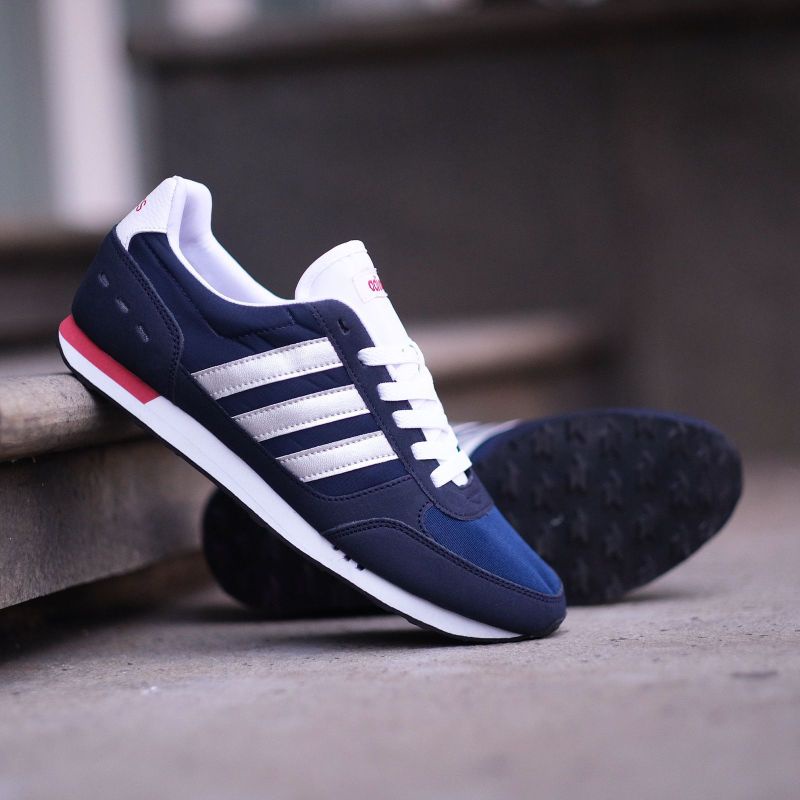 ADIDAS NEO CITY RACER NAVY SILVER