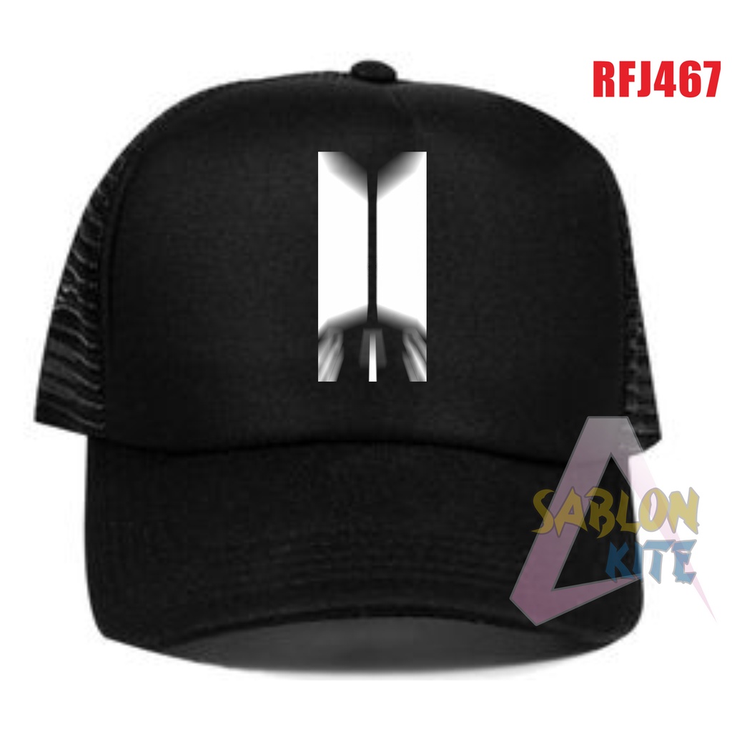 Topi Trucker Kpop jimin suga logo bt RFJ467