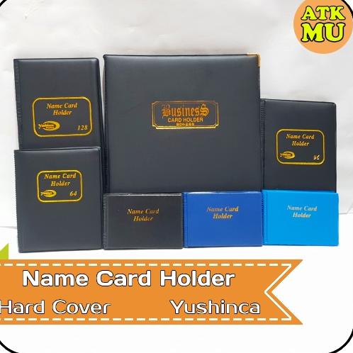 

LZ85 Name Card Holder 32 Tempat Slot Kartu Nama 32 Hard Cover Yushinca 8635