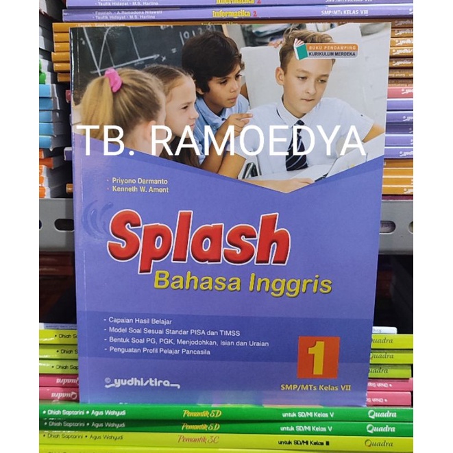 Jual Buku Splash Bahasa Inggris Smpmts Kelas Vii Kurikulum Merdeka Yudhistira Shopee Indonesia 0544