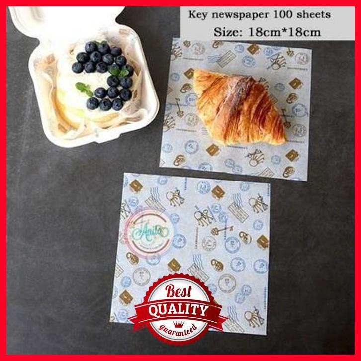 

(ANI) Wax Paper/ Greaseproof Paper/ Burger Sandwich Wrapper [1 Pak]