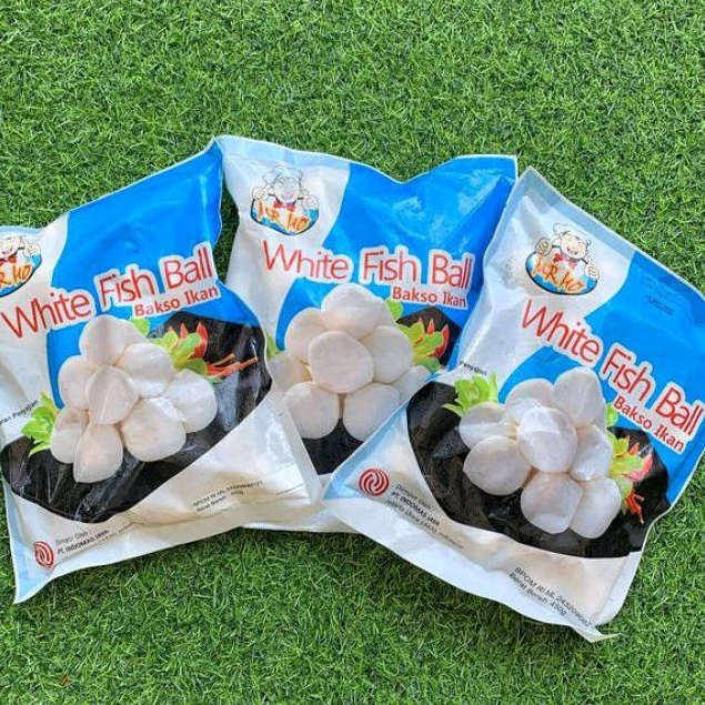 

Mr Ho White Fish Ball 450gr / 200gr Baso Ikan Besar