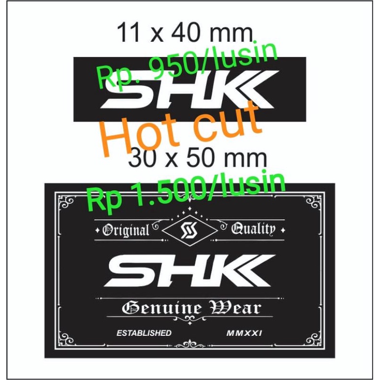 

Label woven 100 lusin juga bisa. silahkan diorder disini.