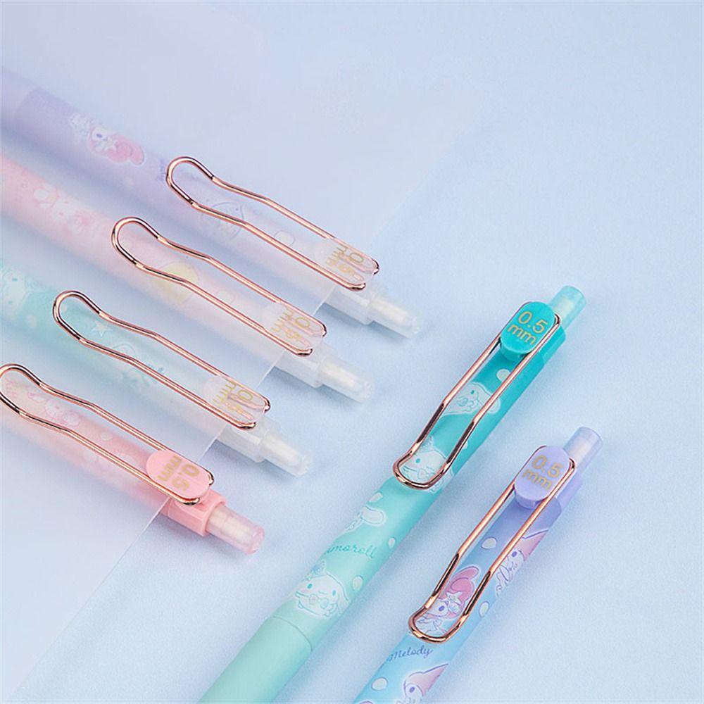 Mxbeauty Pensil Mekanik Kawaii Hadiah Anak Anime Siswa Melodyku Hello KT Pencil Lead