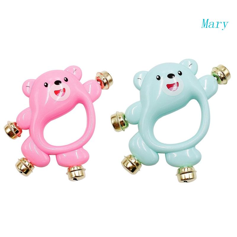 Mary Musical Baby Handbell Sensory Baby Training Rattle Toy Stroller Tempat Tidur Aksesoris