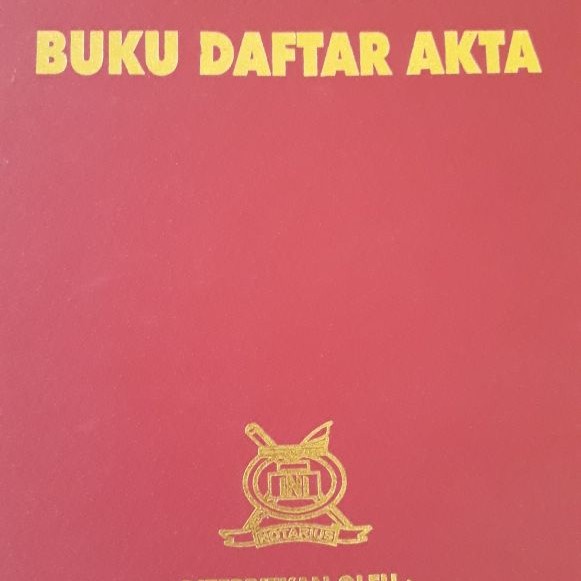 

Buku Repotarium/daftar akta