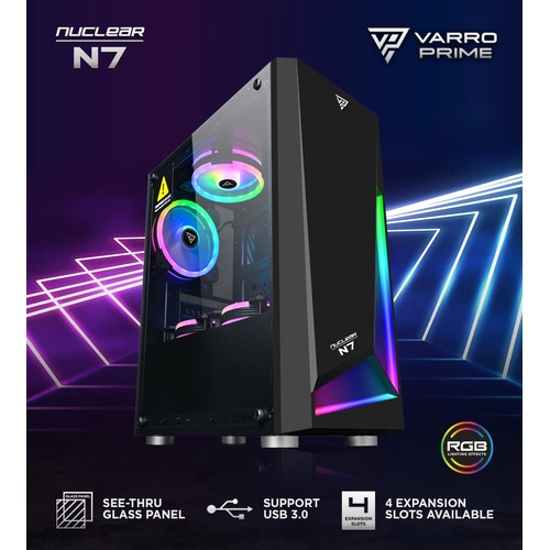 Pc Gaming Editing Fulset Intel I7 3770 Ram 16GB HDD 1Tb Vga Rx 6500 Xt 4GB Monitor 24Inch 165Hz