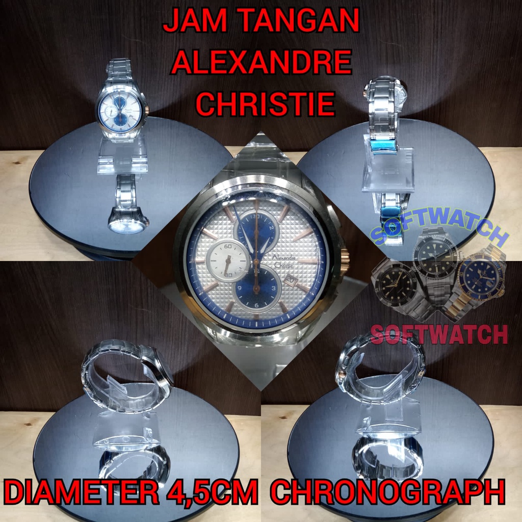 JAM TANGAN ARLOJI ALEXANDRE CHRISTIE ASLI 100% ORIGINAL PRIA