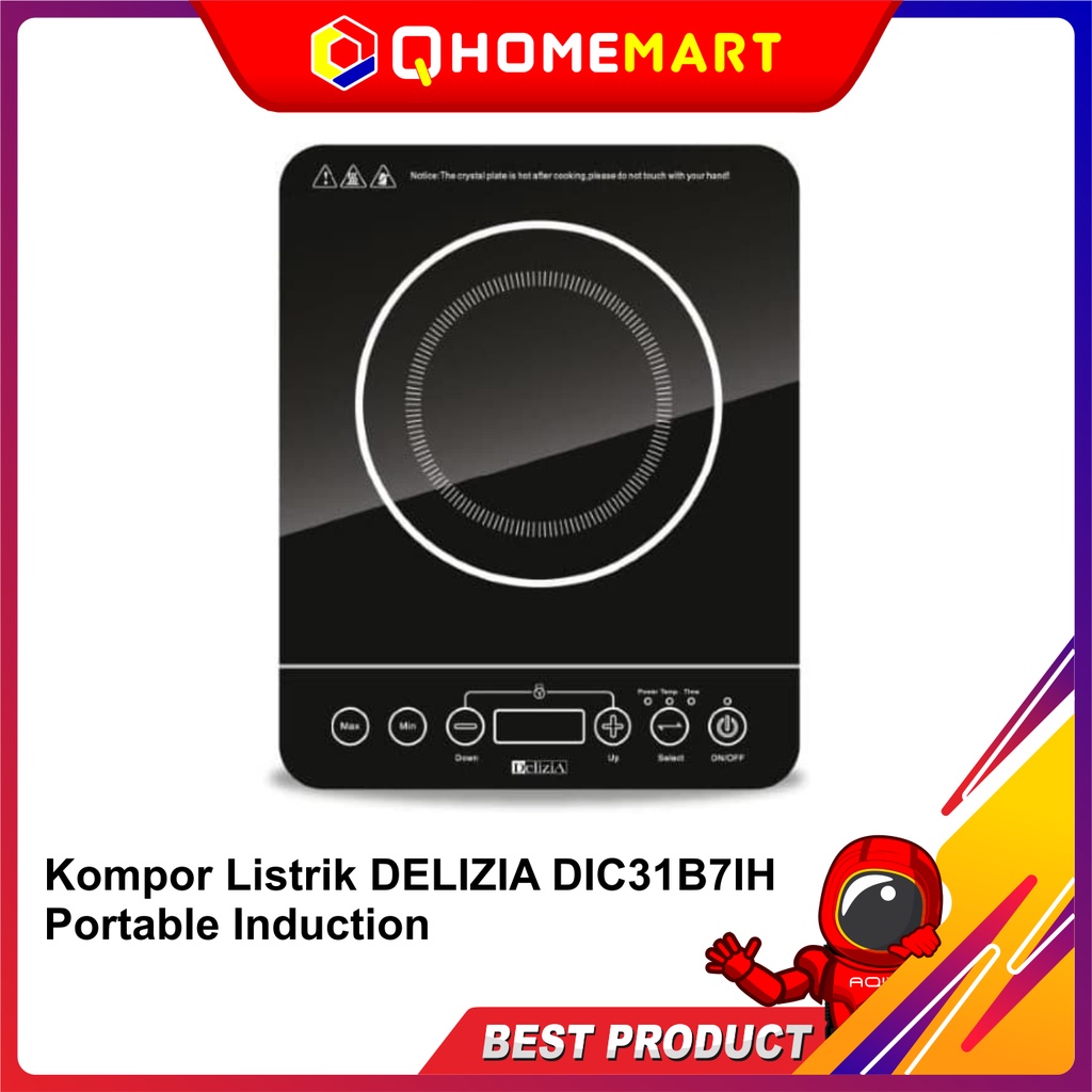 Kompor Listrik DELIZIA DIC31B7IH Portable Induction