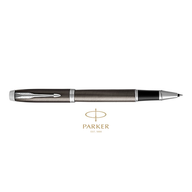 

Pulpen Parker Original IM Dark Expresso Chrome Trim (Klip Putih) RB Roller Ball