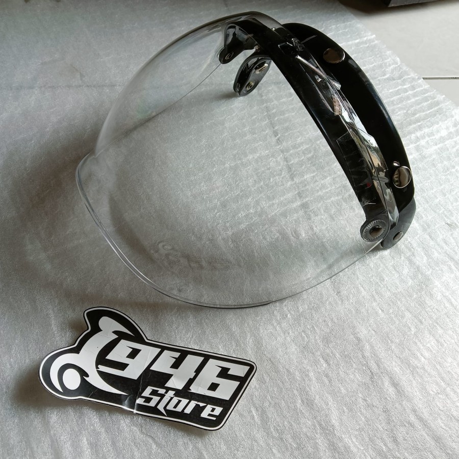 Snail Kaca Helm / Snail Visor Helm Vespa Retro F6 Clear