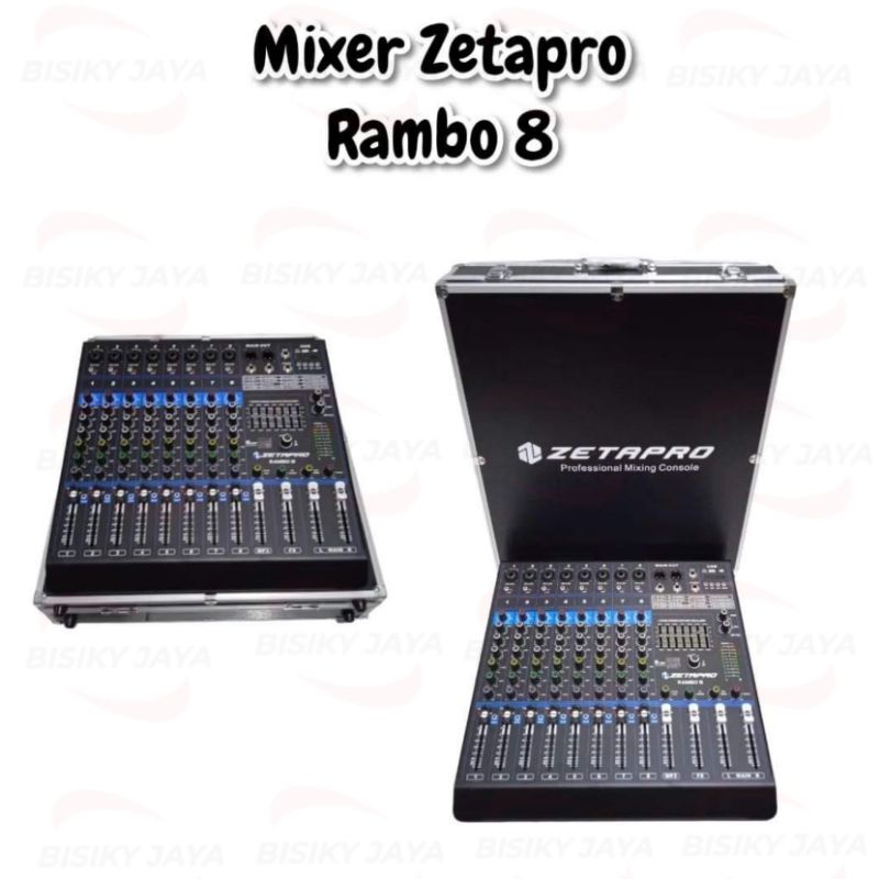 Mixer Audio 8 Channel ZETAPRO RAMBO 8 Original Zetapro