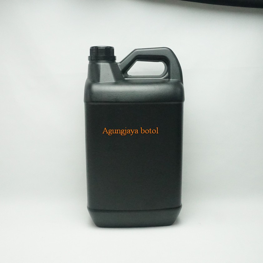 Jerigen 5 L Hitam Hdpe / Jerigen Hdpe / Jerigen / Jerigen Detergent / Jerigen Softener / Jerigen 5 L