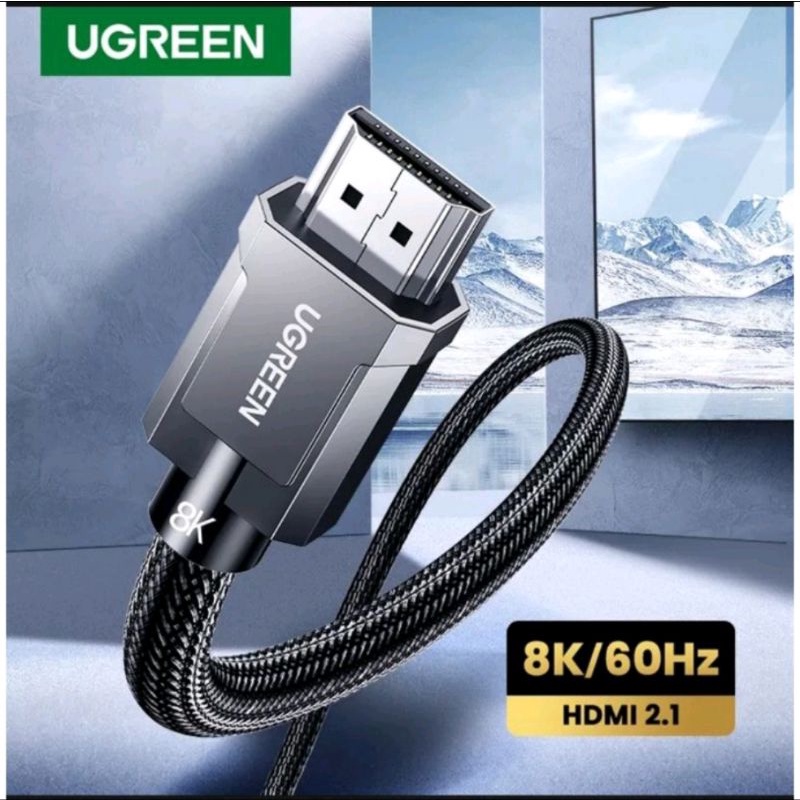 Ugreen Kabel Hdmi Ultra High Speed 2.1 8K/60Hz 4K/120Hz 48Gbps HDCP 2 Original