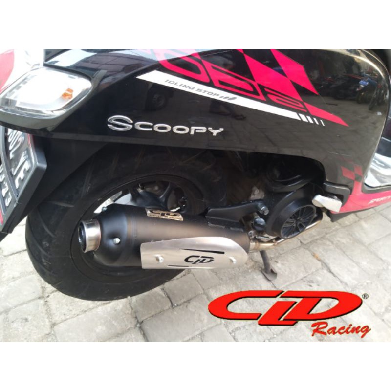 Knalpot CLD Standar Racing Type GEN 1..Beat/Scoopy karbu..Beat/Scoopy fi..Beat 2019..Scoopy fi 2020.