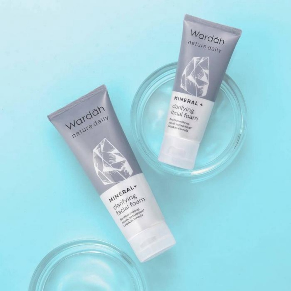 WARDAH Nature Daily Mineral+ Clarifying Facial Foam 100ml - Apple_Kosmetik