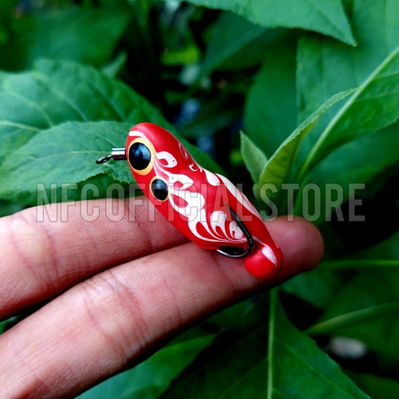 Soft frog Geol 4,5 cm 4 gram Super lentur, Kuat &amp; Anti mocel Auto WTD Umpan Gabus &amp; Toman