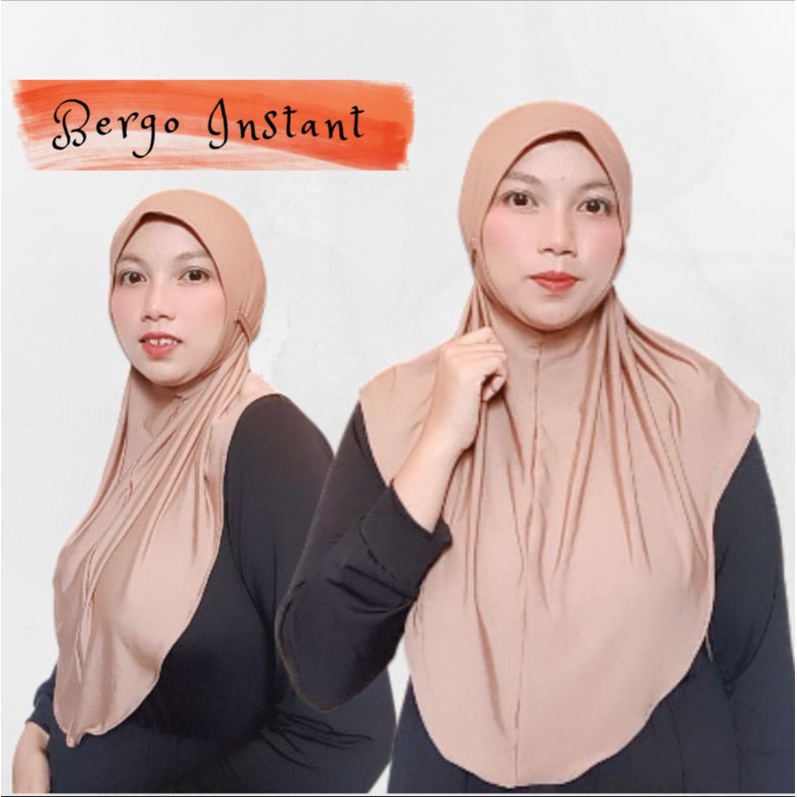 bergo instant jersey tanpa pet