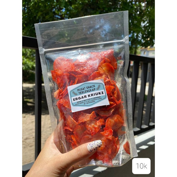 

KERIPIK SINGKONG LENGKET PEDAS 200gr