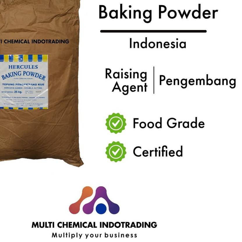 

Discount[KF7]-BAKING POWDER HERCULES. PENGEMBANG. DOUBLE ACTING. FOOD GRADE. 1 KG