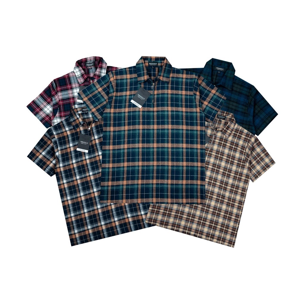 Ribsgold Kemeja Flanel Afro Pria