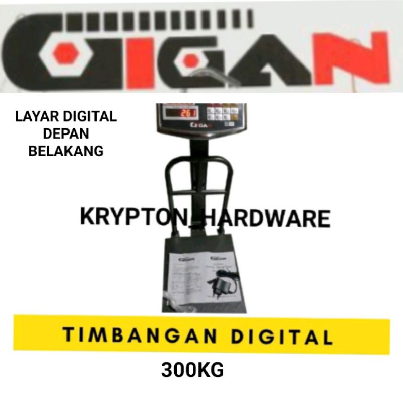 TIMBANGAN DIGITAL 300KG MERK GIGAN BEST QUALITY