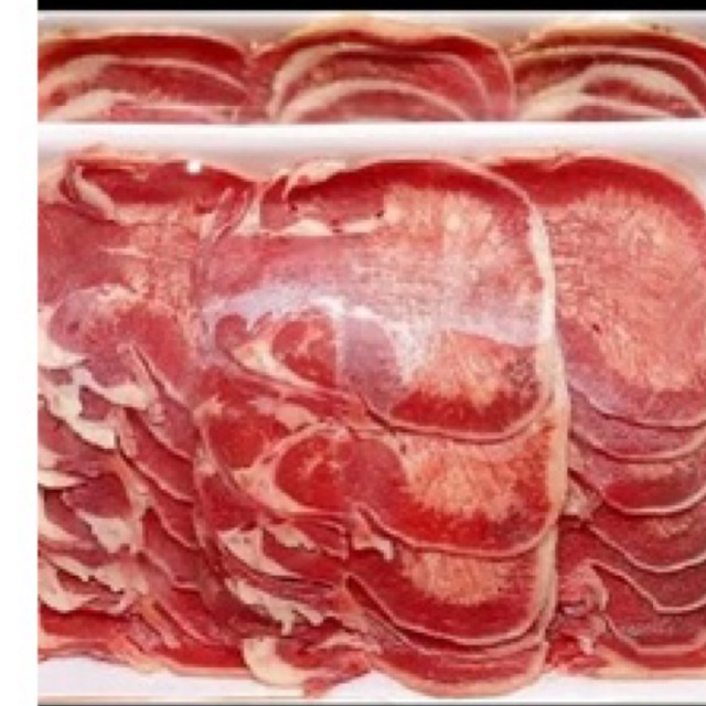 

lidah sapi slice