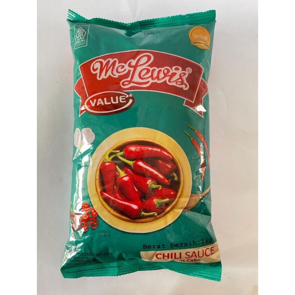 

Mc Lewis Saus Cabe 1kg (MOHON CO PACKING TERPISAH!!!)