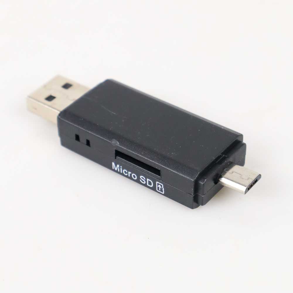 OTG 2 in 1 OTG Card Reader SD/TF Card Micro USB 2.0 - USB30HS