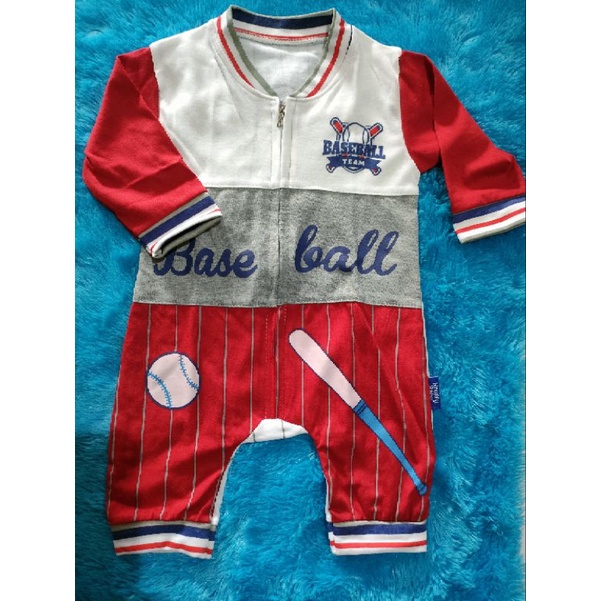 jumpsuit kruffy baby/ jumpsuit base ball