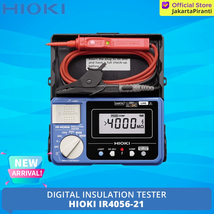 Pengukur Digital Insulation Tester Megohmmeter Hioki Ir4056-21