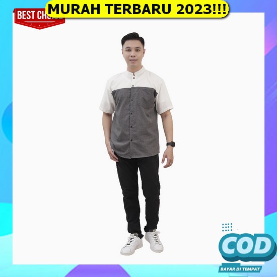 Baju Koko Lebaran 2023 Pria 2022 Lebaran Idhul Fitri Lengan Panjang Lengan Pendek Kekinian Cowok Mur