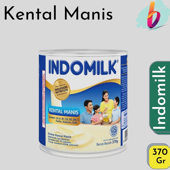 

Indomilk Susu Kental Manis 370 g - PUTIH