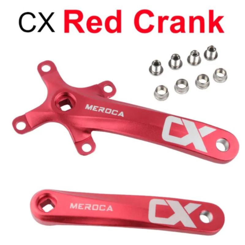 Meroca Crank Arm BB Kotak BCD 104 Arm Crank Sepeda