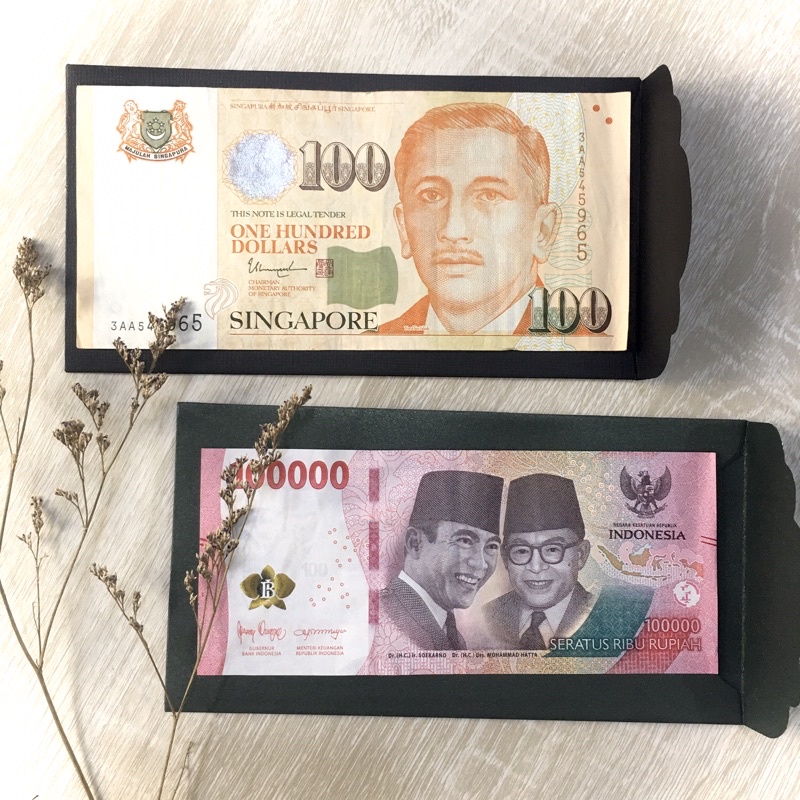 

Amplop Angpau 5pcs Money Envelope Geometry Gold by Fgpaper