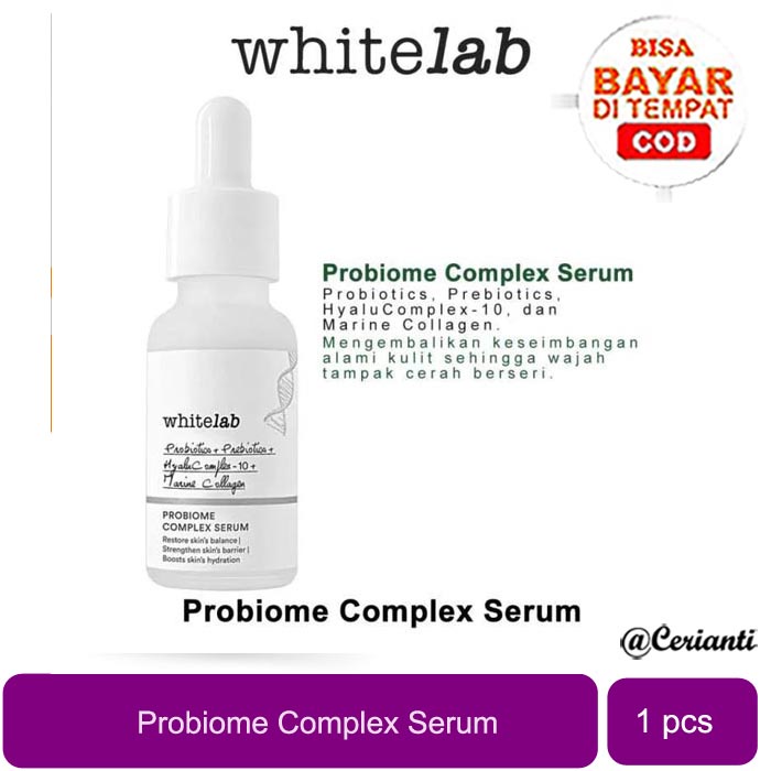 Whitelab Probiome Complex Serum 20ml - Serum Untuk Kulit Sehat Dan Cerah_Cerianti