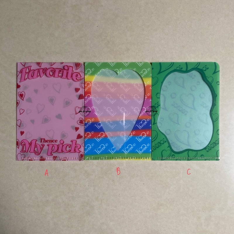 THENCE KOREA photocard l holder sleeve poca pc