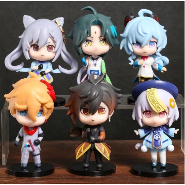 

Dijual 6 Impact Pajangan Genshin Limited PCS Kyle Xiao Set Figure Game