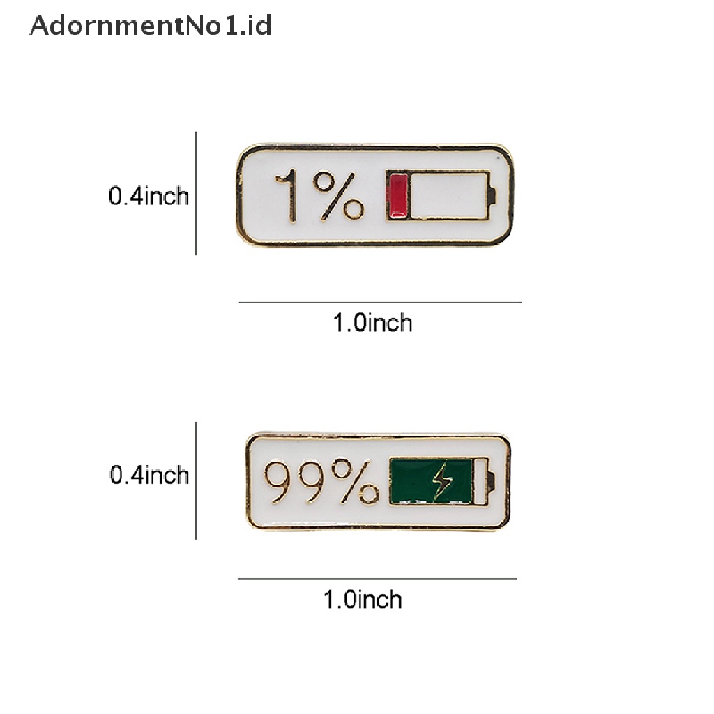 [AdornmentNo1] 1% 99% Jumlah Listrik Bros Gesper Logam Baju Lencana Kerah Pin Enamel Antik Perhiasan Dekorasi Aksesoris Hadiah [ID]