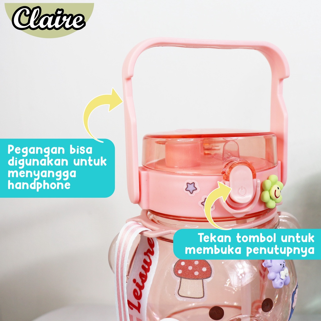 BOTOL BONEKA POLOS 1,5L / BOTOL MINUM POLOS BONEKA / BOTOL VIRAL TERMURAH