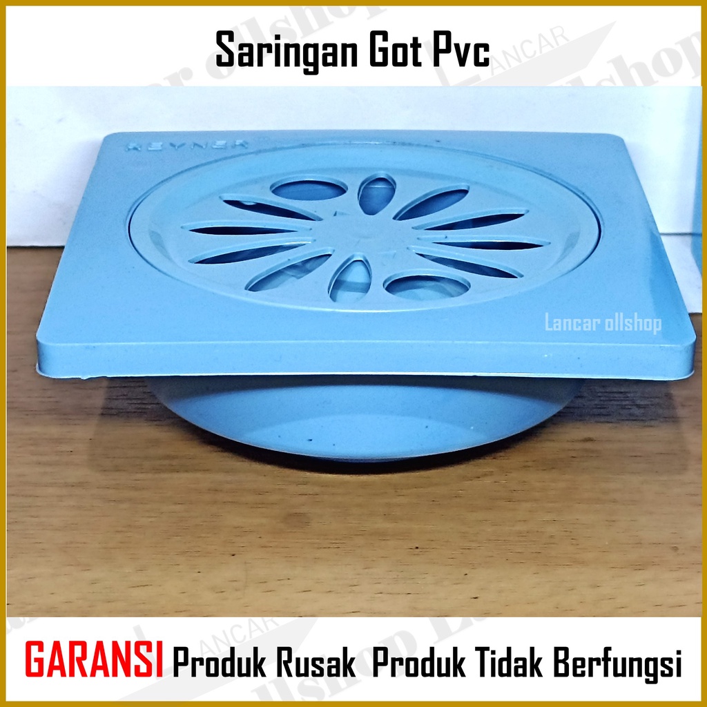 Saringan Got / Sarangan Got Pembuangan Saluran Air Kamar Mandi PVC / Floor Drain Plastik Tebal