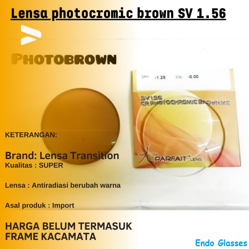 Kacamata Oval PHOTOCROMIC COKLAT PHOTOBROWN MINUS / SILINDER Stainless Anti Radiasi 1920