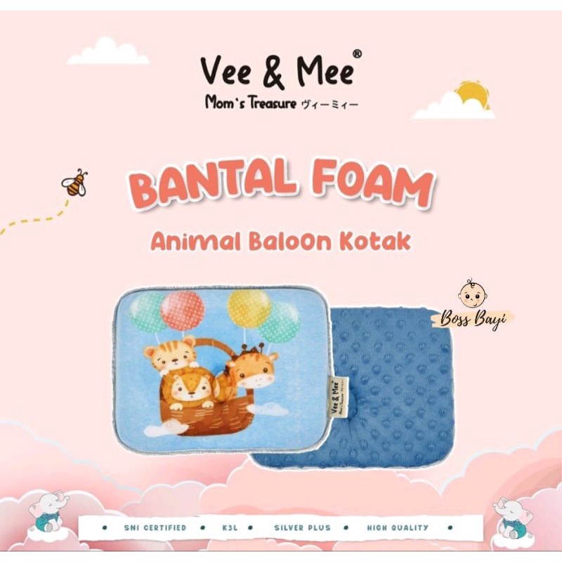 VEE &amp; MEE - Bantal Peang Memory Foam Bayi Karakter