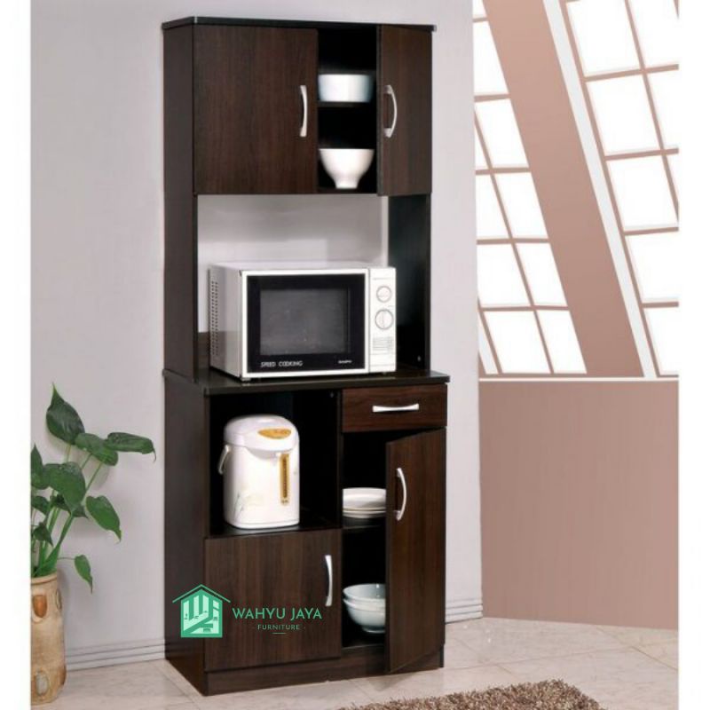 Lemari Dapur Kayu Jati Mael