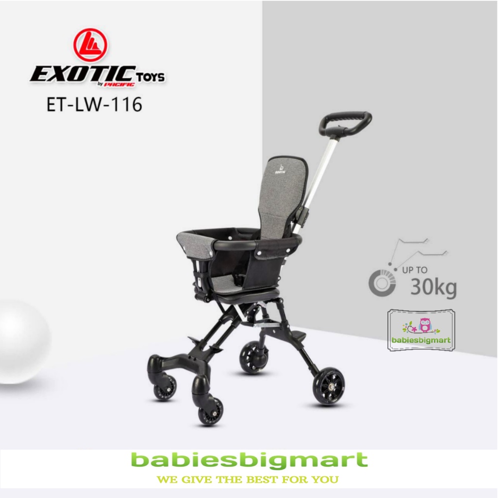 Exotic Magic Stroller LW 116 / LW 132 / ST 121PM / ST 122PM / ST 212C / VKIDS Q1 / Q2 GYRO Cabin Size Kereta Dorong Bayi Hadap Depan Belakang