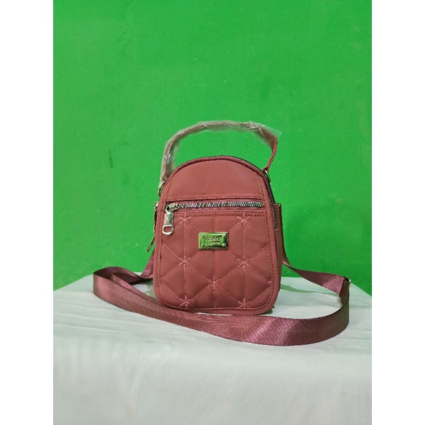 Tas wanita 2 fungsi selempang dan ransel merk chibao