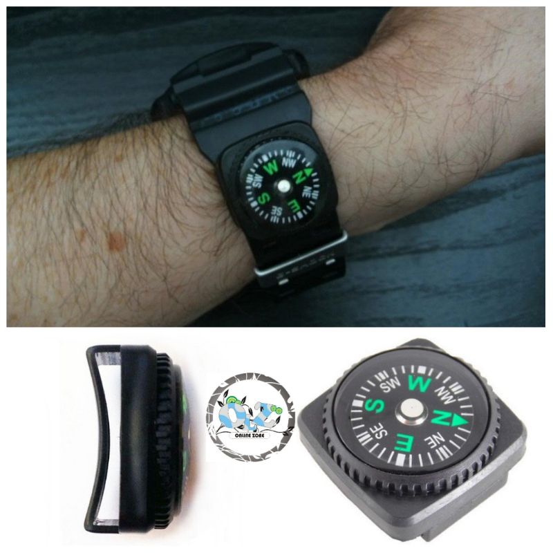 Kompas Mini Untuk Strap Jam Tangan