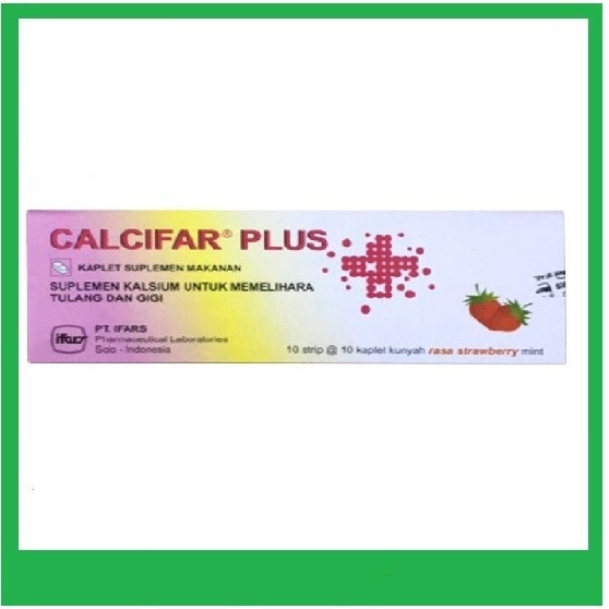 CALCIFAR PLUS KAPLET 1 STRIP @10 KAPLET vitamin tulang