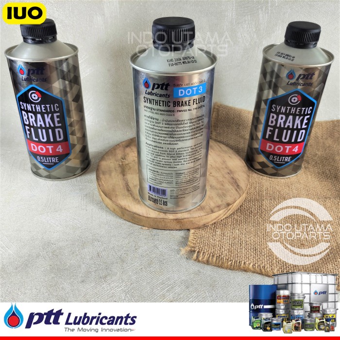 Minyak Rem PTT DOT 3 Brake Fluid 500ml Original