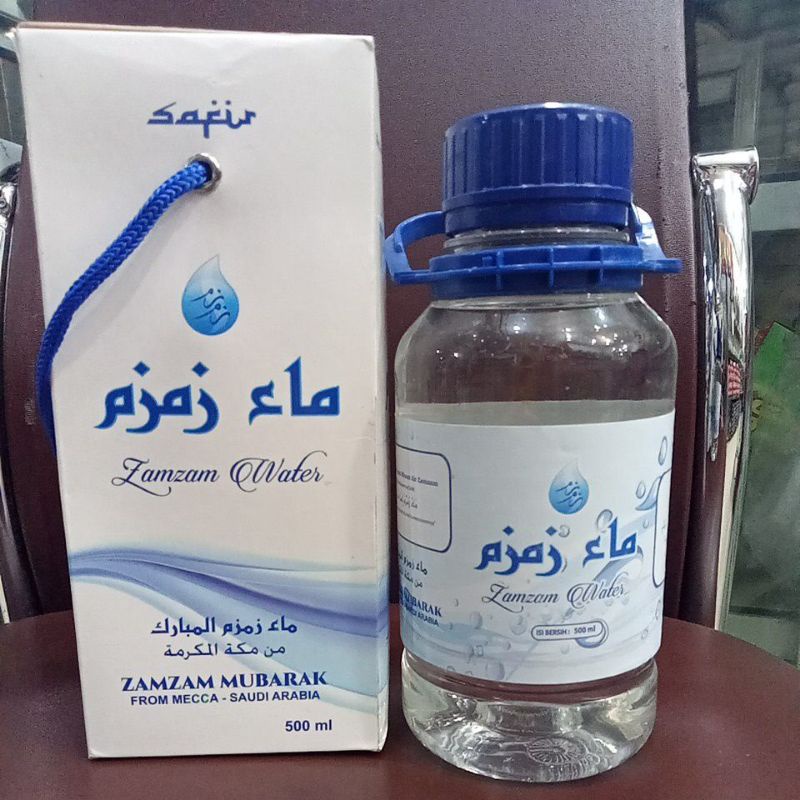 

AIR ZAM ZAM 500ML (½ LITER) || AIR ZAMAZAM MUBARAK SAUDI ARABIYA KEMASAN BOTOL 500ML ASLI TERMURAH